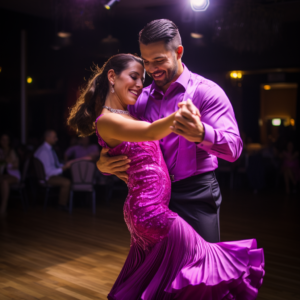 Couple dansant la Salsa