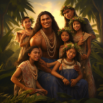 Famille polynésienne