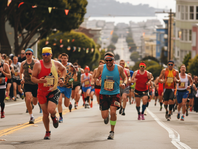 Marathon déguisé de San Francisco Bay to Breakers