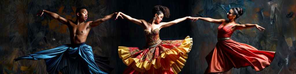 Danseurs de styles différents - Classique Tango Danse africaine