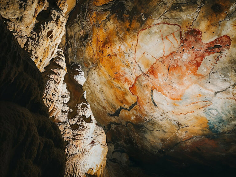 Peinture dans les grottes de Lascaux