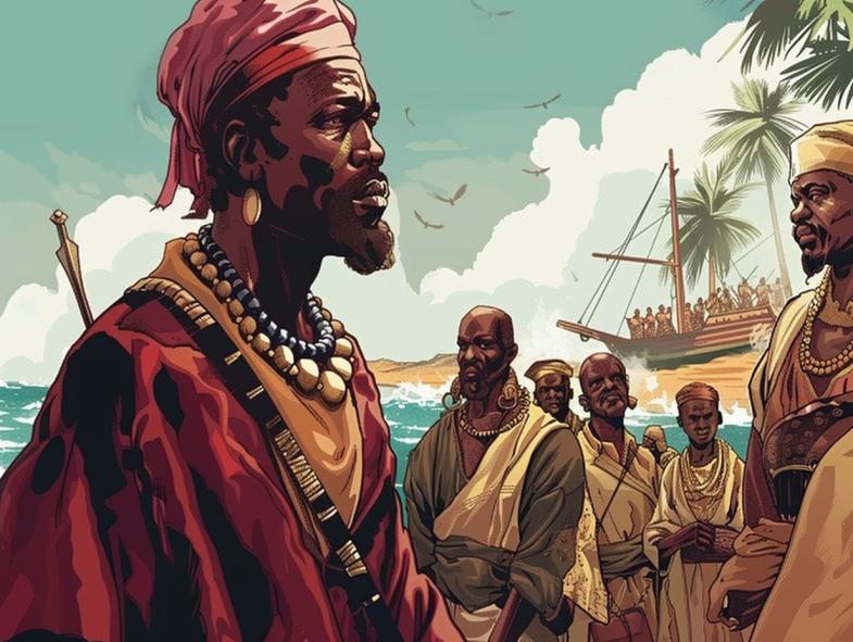 Illustration de la colonisation de l'Afrique