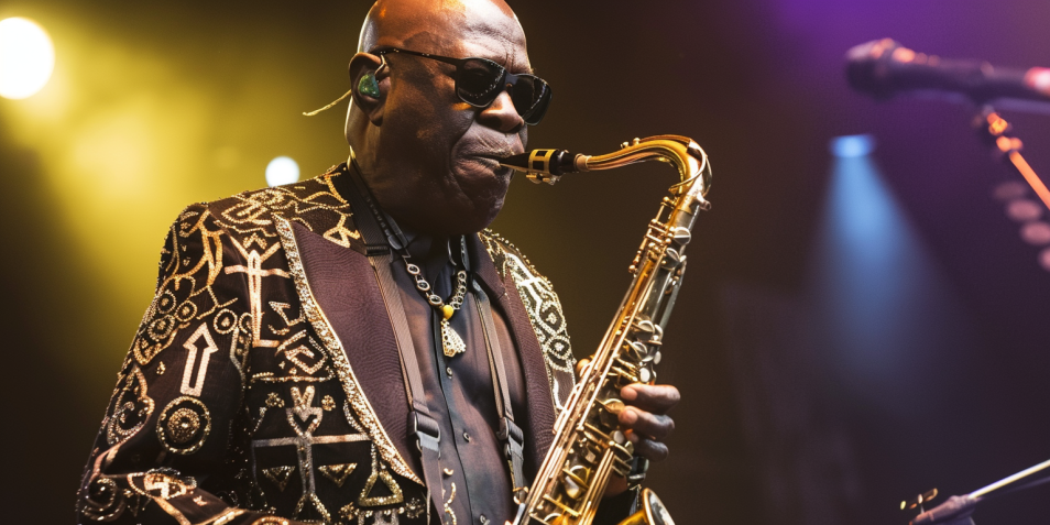 Manu Dibango en concert