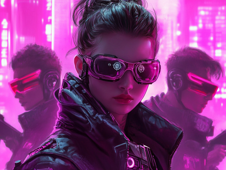 Art Cyberpunk - Chasseresse