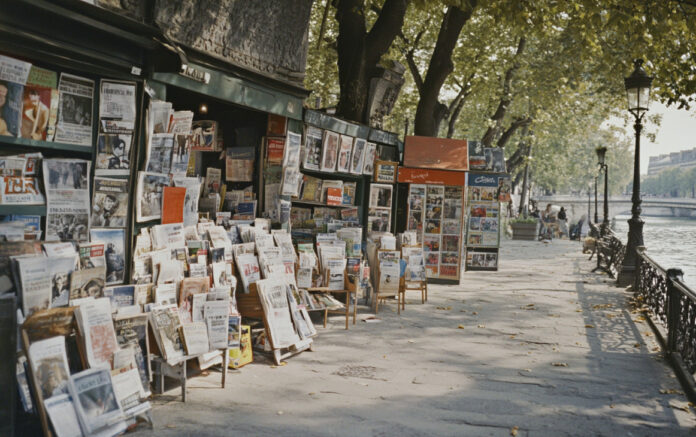 Bouquiniste sur les quais de seine