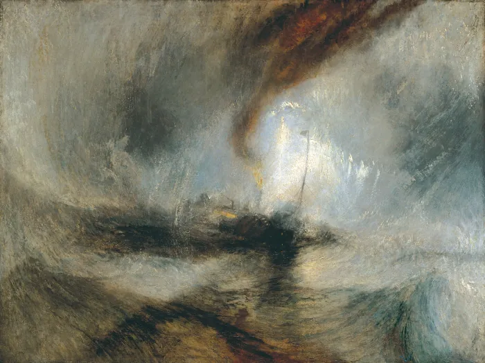 Tempête de neige – Bateau à vapeur sortant du port - Joseph Mallord William Turner